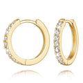 Yiidcii 14K Gold Hoop Earrings for Women 14K Gold Earrings for Women (16mm)