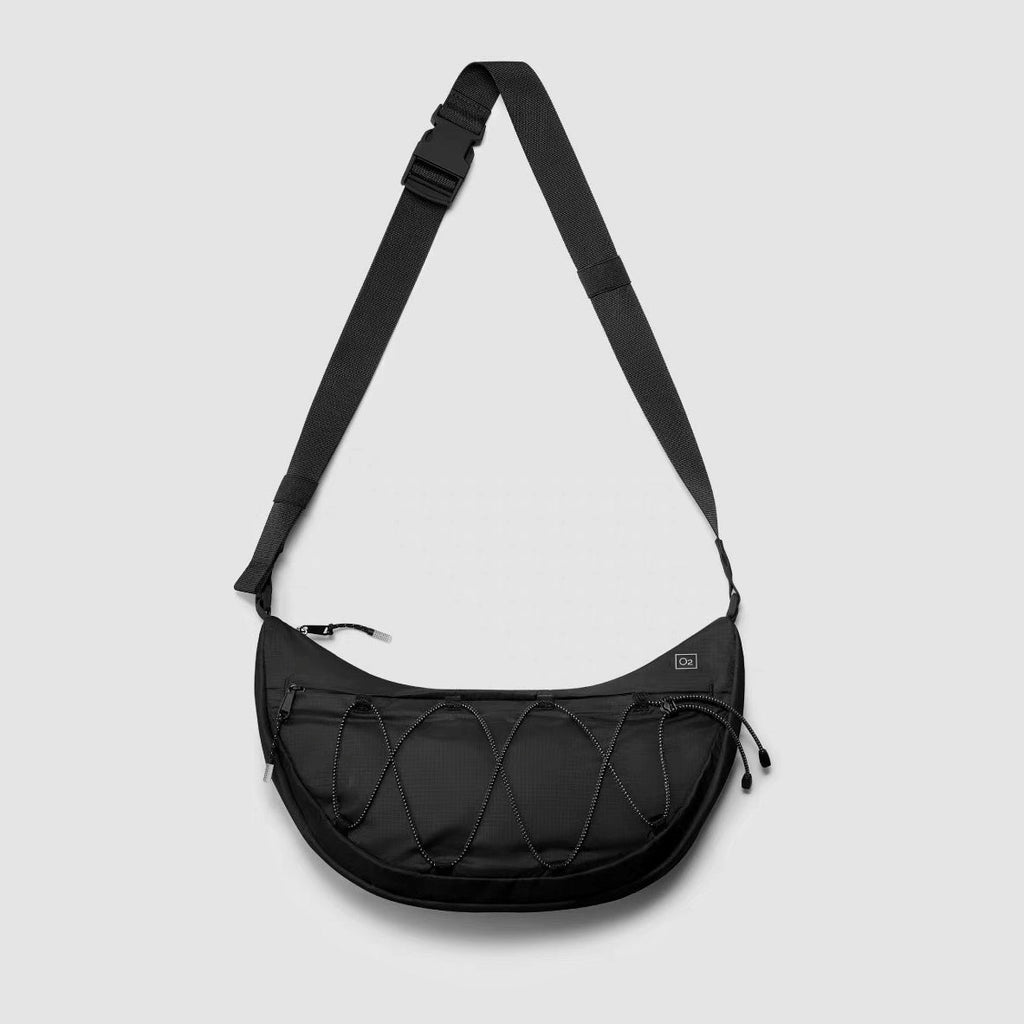 Airy Nylon Crescent Sling Bag