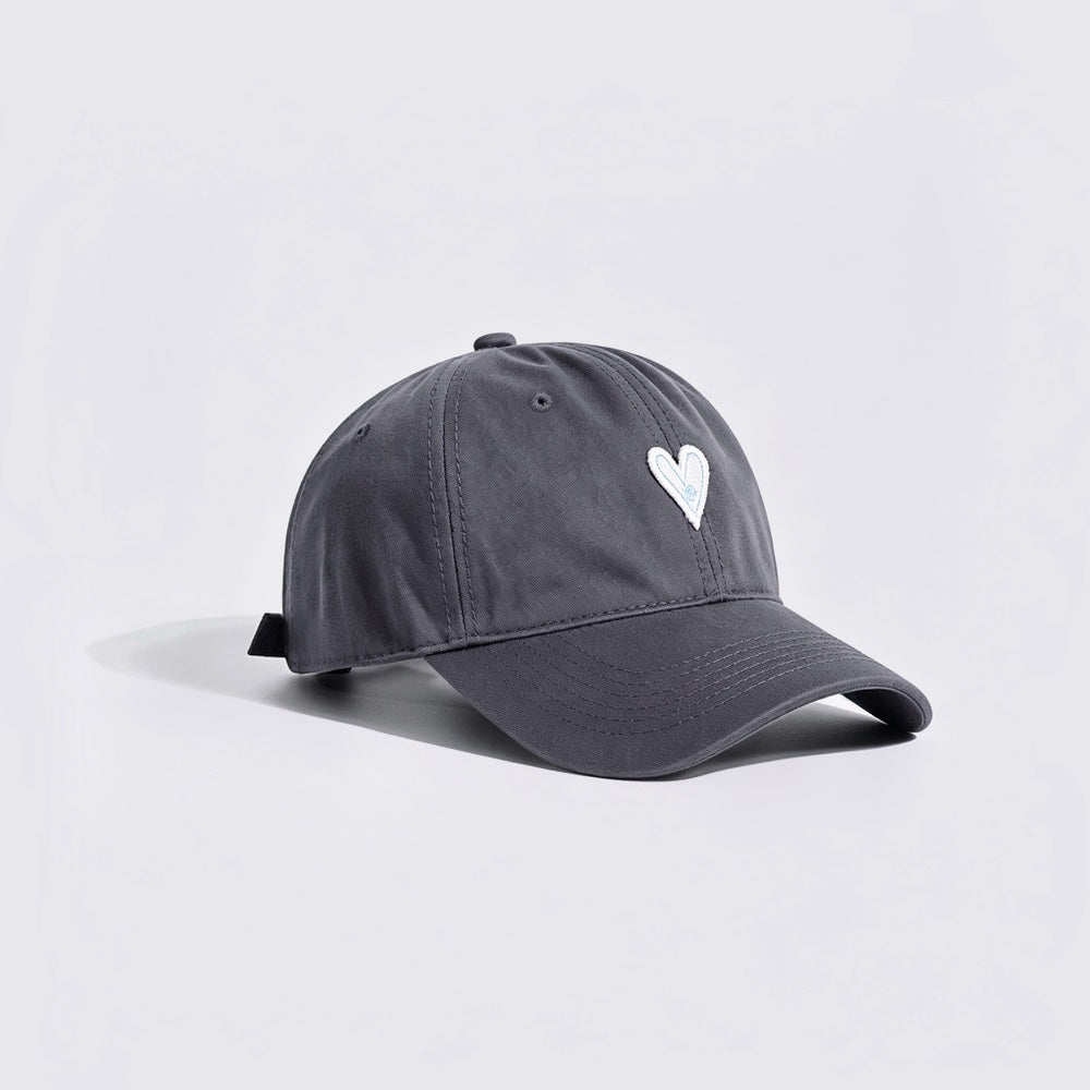 Heart Embroidery Cap