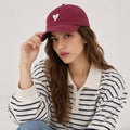 Heart Embroidery Cap