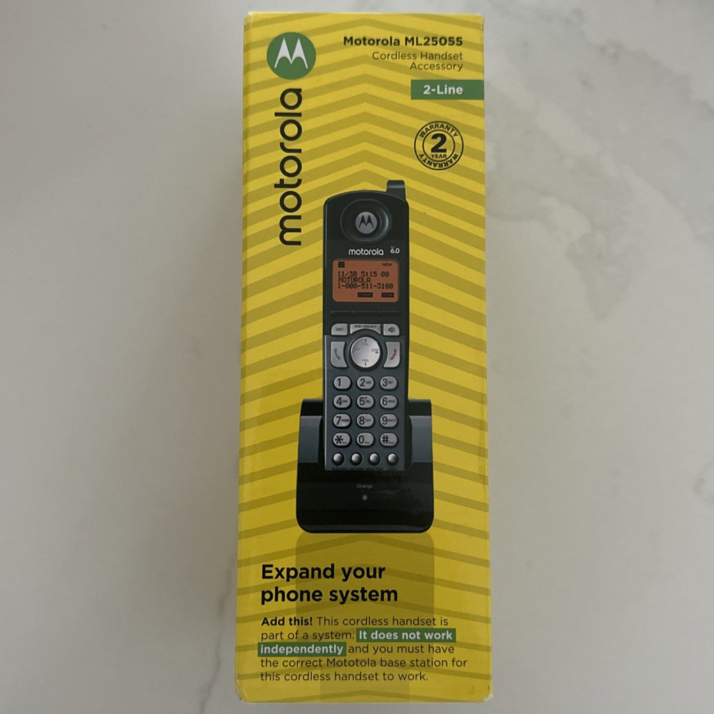 Motorola Voice Motorola Ml25055 Dect 6.0 Accessory Handset For 2-Line Business