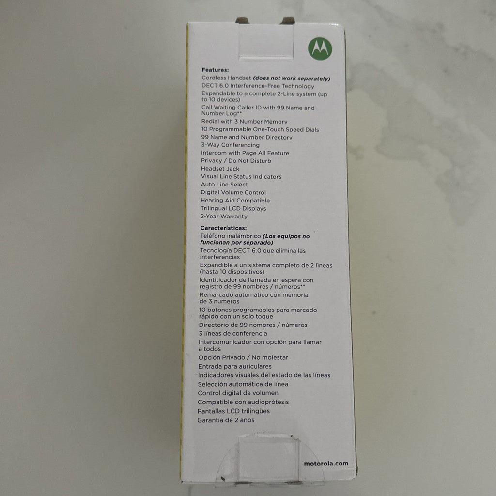 Motorola Voice Motorola Ml25055 Dect 6.0 Accessory Handset For 2-Line Business